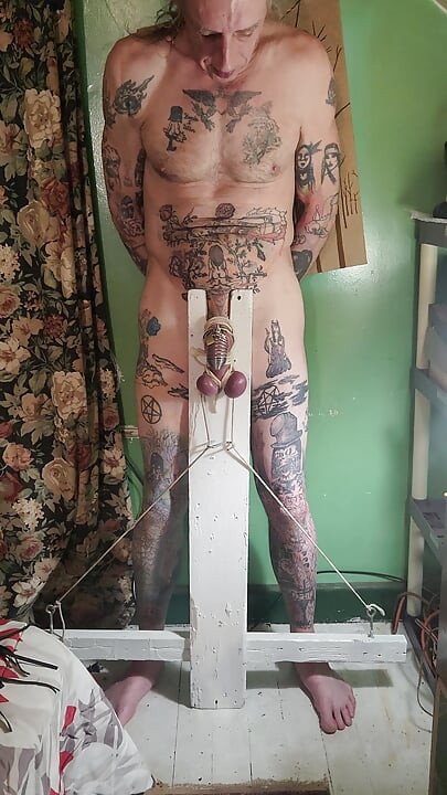 Goode Girl Unholy Crucifix Ballbusting Pt3