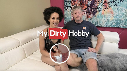 Mydirtyhobby - cała naturalna laska Lia-Amalia poznaje go, zanim zostanie zerżnięty przez jego wielkiego kutasa