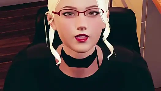 Boss Fucking Secretary After Partners Left the Office