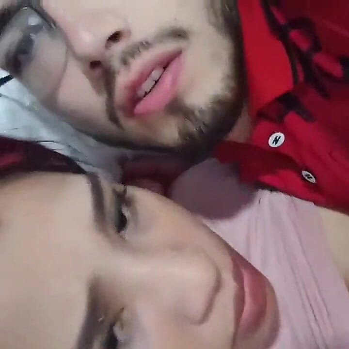 18 year old brunette big saggy tits from New York United States fucking her stepbrother's big dick part 76