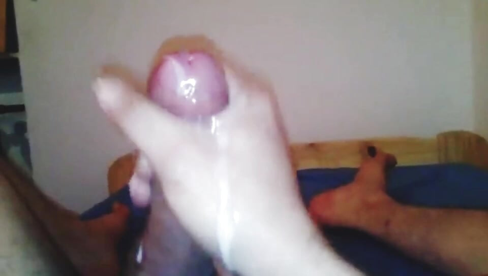 Horny Boy Masturbates Slowly and Explodes