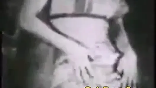 Betty Page Dances Around Vintage Porn