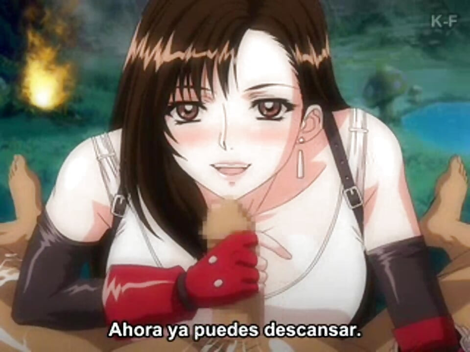 Sarcasticshovel392 presenta: Tifa Lockhart de Final Fantasy VII sucumbe en una intensa sesión de sexo oral estilo anime con subtítulos en es