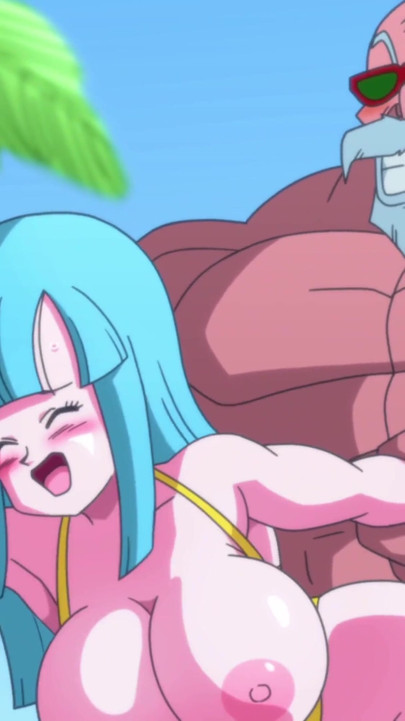 Kame Paradise Multiversex 2 - Roshi Fucking Maron Krillin's Bride | Clip 1