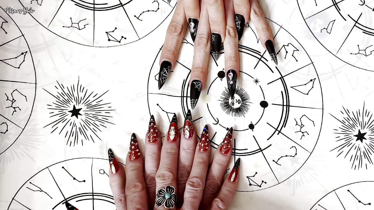 Fingernail Asmr - การขยับนิ้วที่สะกดจิต การเคาะเล็บและการแสดงมือ