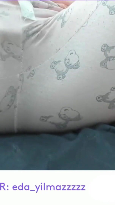 PAJAMA MASTURBATE- RUBBING PUSSY WITH PAJAMA | Clip 1