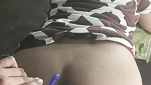 Pussy Anal fucking doggy style mein clear hindi audio
