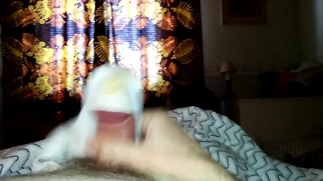Cumming in thong