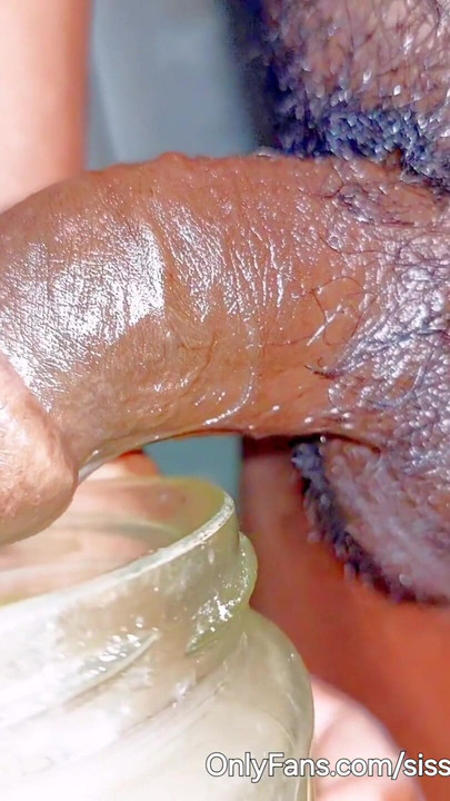 Thrilling moment from "Sissy shemale piss like a slave"