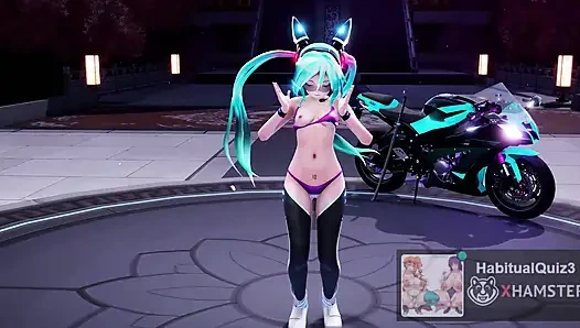mmd r18 Miku NEON Ninja cnderella sextanz ahegao milf will harten dildo-gruppenchef 3d hentai ficken