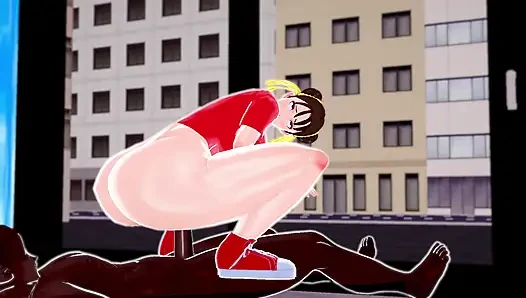 CHUN-LI FUCKS BBC AND GET PREGNANT