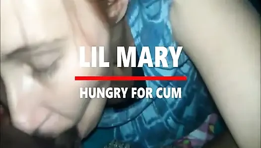 Lil mary nyepong buru-buru dan telan sperma bagian 1