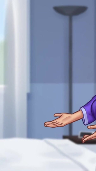 Stepson sniffs her Stepmom Panty while masturbating (Summertime Saga) | Clip 1