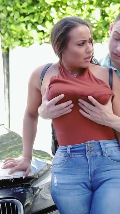 FreeUse Milf - Curvy Latina Carmela Clutch Lets Her Stepson Play With Her Huge Tits And Milf Pussy | Clip 1
