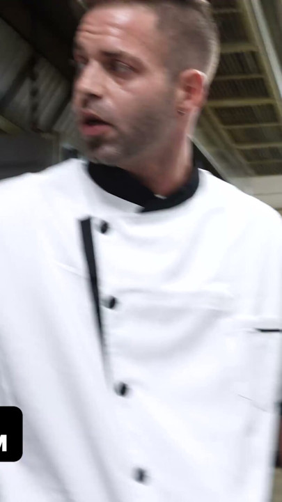 Waitress Services the Kitchen Crew with Her Tits, Pussy, and Ass | Clip 1