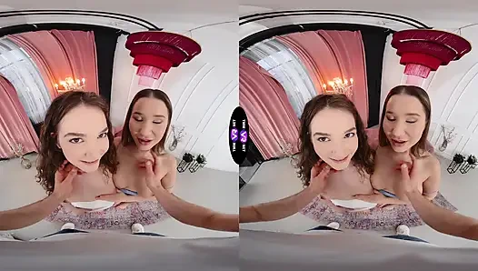 Two Sluts One Cock - Besties Share a Thick Cum Load - TeenMegaWorld