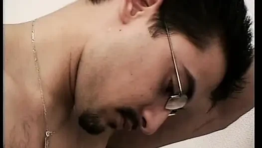 Busty German slut in glasses fucked hard in front of a horny bitch