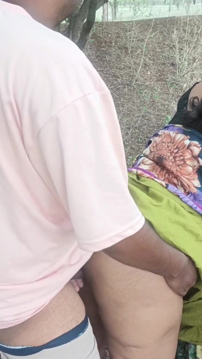 Kavita Bhabhi Fuck in jungle with Tatya in doggy style ass licking blowjob and dirty cum in mouth | Clip 1