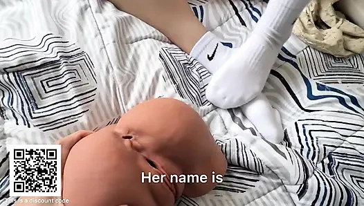 Playing making a lesbian threesome with our FunsDeepYen doll