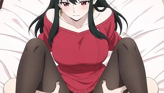 Семья Yor и Loid, секс, аниме мультяшная домохозяйка Parody HENTAI трахает одну часть наруто, кримпаи азиатской милфы, 3D