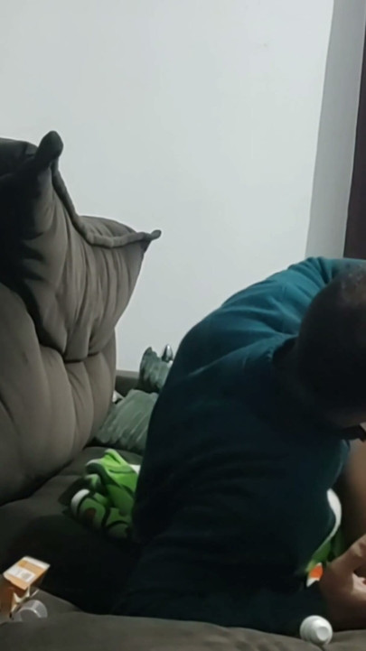 stepsister asks stepbrother for help to remove butt plug from ass while stepmother is away | Clip 1