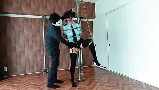 The Exposed Sensuality of a Captured Female Police Officer