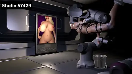 Cumming Admiring the Female Body, BDSM Machine