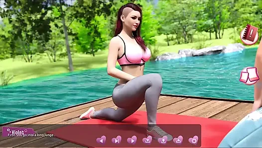 Helping the hotties #3 - Johannes took a sneak peak to see what the girl in the cabin is up to.