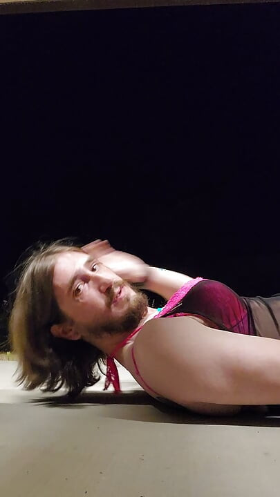 Sissy public self facial
