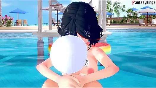 Ryuko Matoi sex am pool - Killlakill