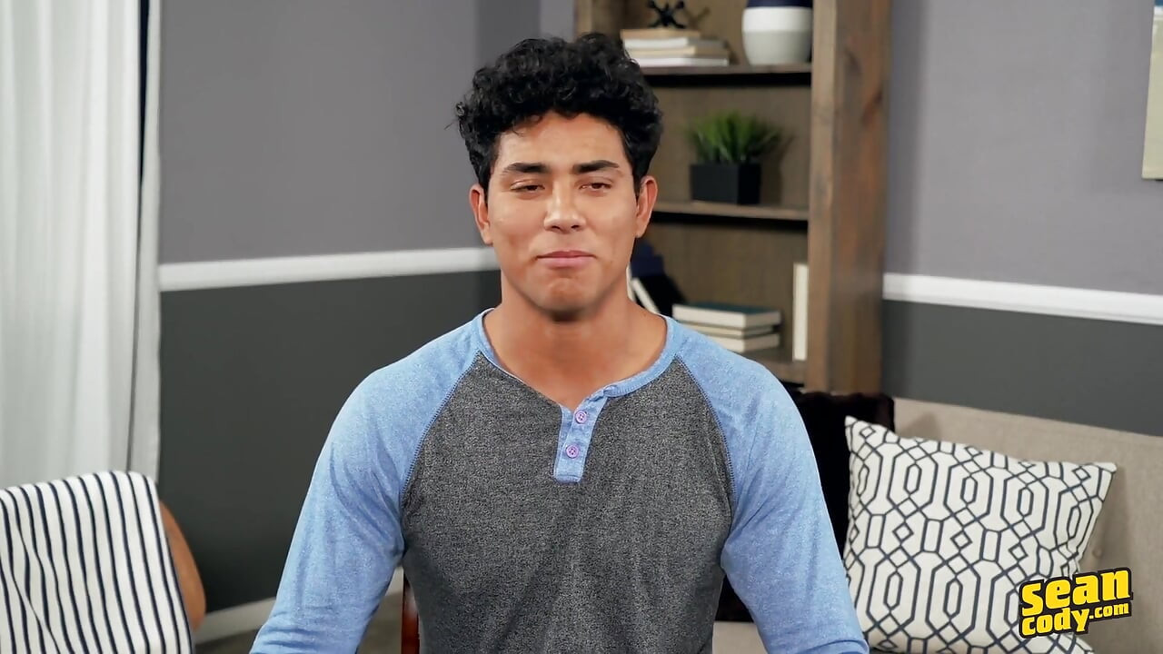 Sean Cody - Latin Eddie Shows off His Big Dick for a Heavy Solo Masturbation Clip in the Room