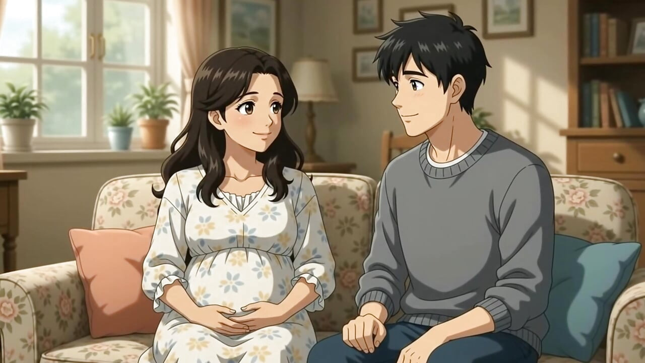 Stepson seduce her pregnent stepmom and creampie in her big ass