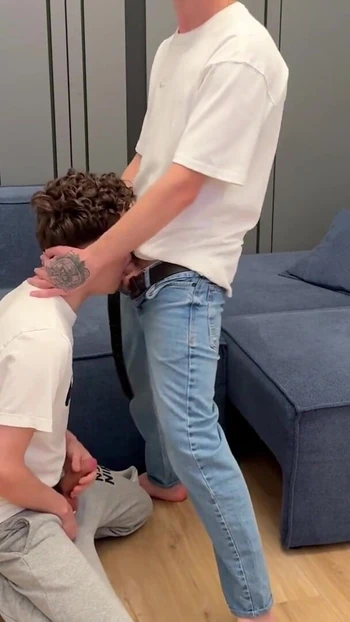 Jaw-dropping moment from "Hot gay blowjob"