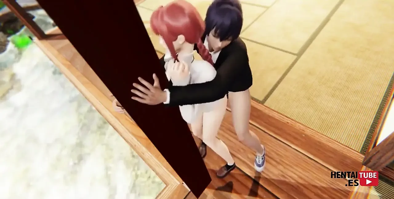 Chainsaw Man Hentai - Aki Fucks Makima While She's Clinging to the Column of Her House.