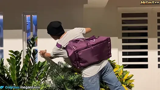 Beautiful big ass Latina is rebuked by a thief in her house.