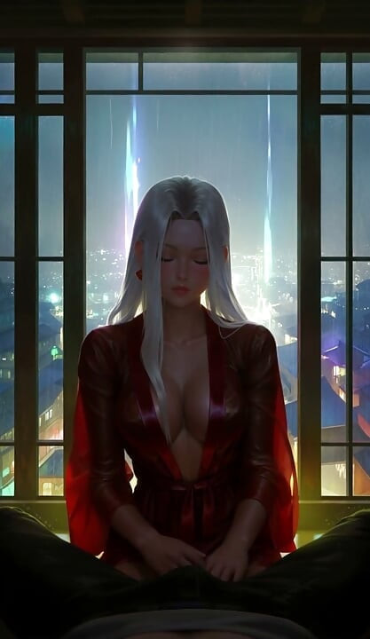 Virtual AI Kink מציגה: יופי בלילה גשום