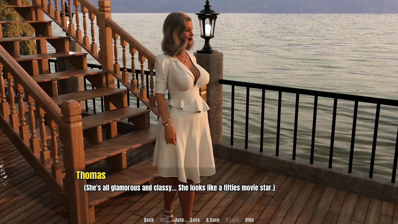 Grandma's house: the younger guy and beautiful mature MILF on a romantic date ep 56