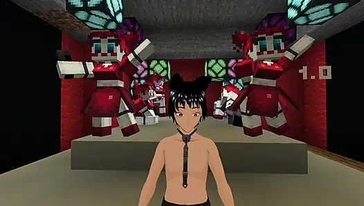 Minecraft Decor Mod FNAF - Showing off some freaky animatronics wearing some nice clothes