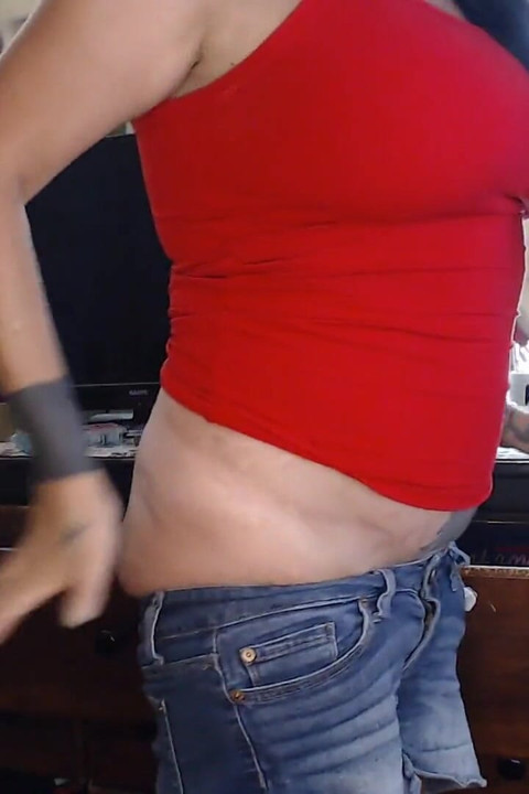 Sagging My Jean Shorts