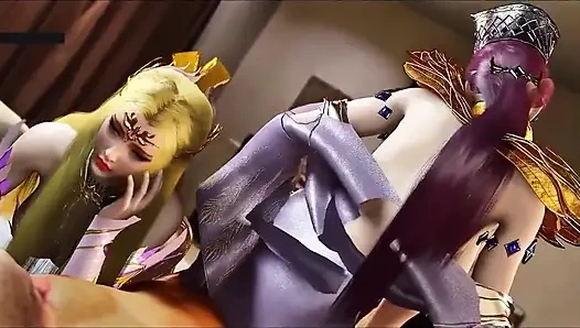 Virtuelle göttin des endlosen verlangens glow - hentai mit 3D-animation