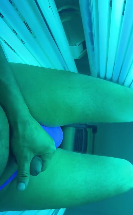 Tanning gets me so hot and horny for cock
