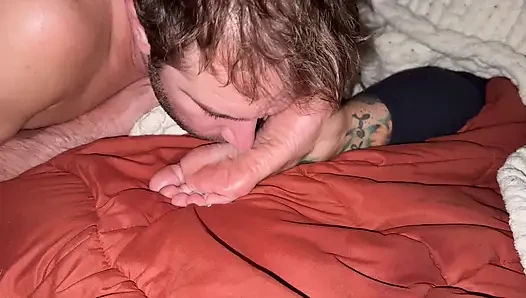 Sneaky stepNephew Licks &amp; Worships stepAunt’s Sexy Sleepy Feet - Roleplay