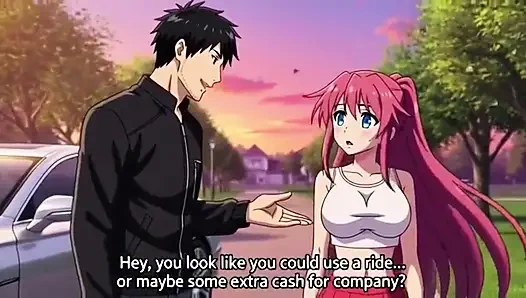 Незнакомец предлагает красивую молодую девушку на одну ночь