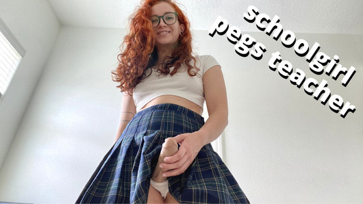 cute futa schoolgirl pegs hot teacher - teaser - veggiebabyy - full video on Manyvids