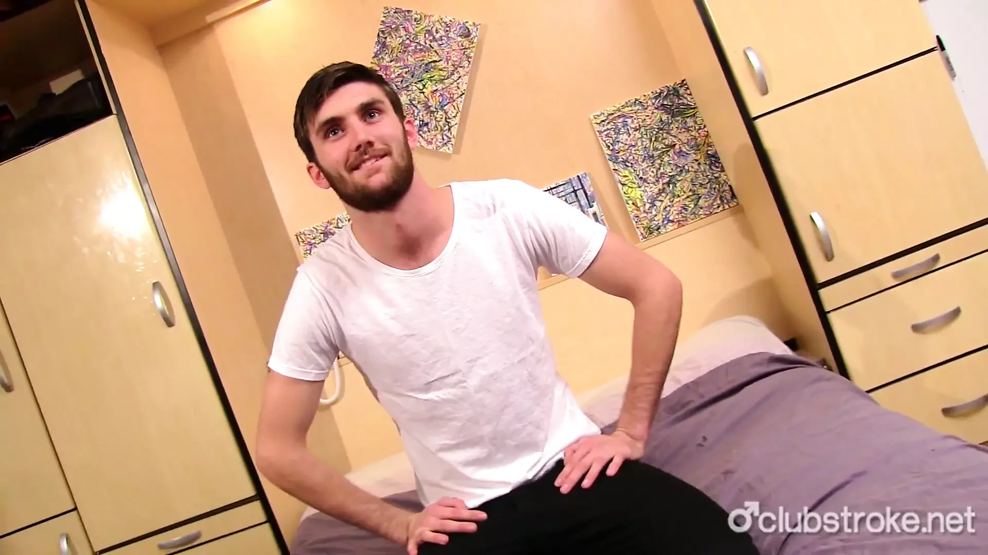 Sexy Straight Jaxon Jerking Off