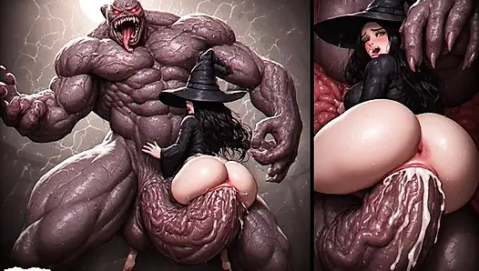 Prenses boşalmasında canavar yarak