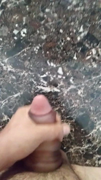 Countertop cumshot