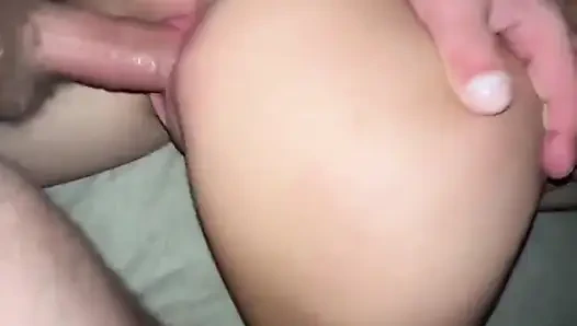 Juicy Ass of a Young Girl Gets on a Big Dick