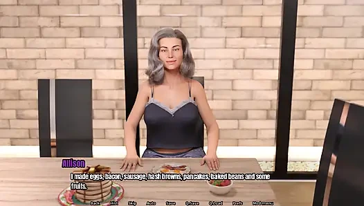 Rumah nenek: aku tidak percaya dia duduk di atasku seperti itu.