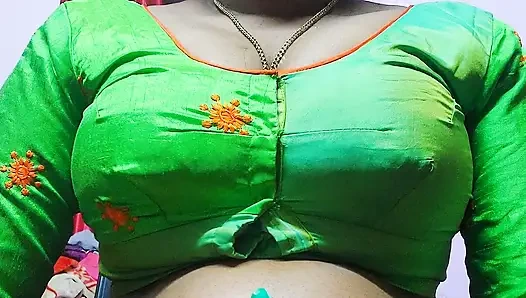 Beautiful Indian wife is encouraging her husband to have sex